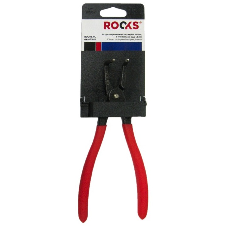 Rooks fogó, 180mm, fi 19-60mm, csap 1,8mm