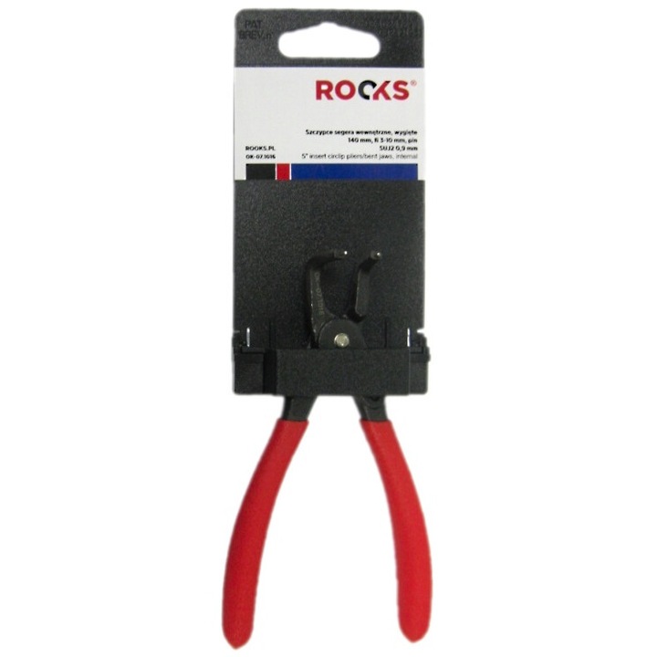 Rooks belső varrófogó, hajlított 140 mm, átmérő 3-10 mm, tű suj2 0,9 mm