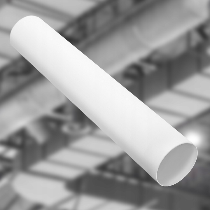 Canal ventilare 100x15 cm, Kotarbau, PVC, alb