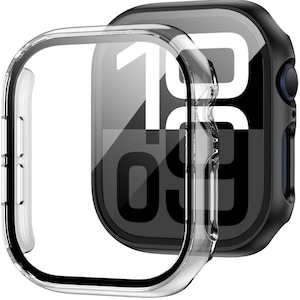 Carcasa cu protectie ecran TECH-PROTECT Defense 360 compatibila cu Apple Watch 10 46mm Clear
