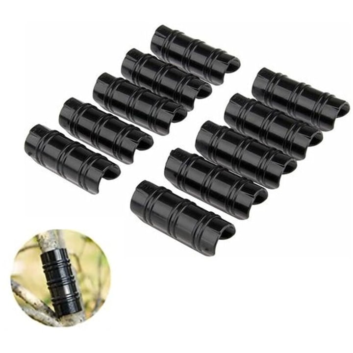 20 db klipsz üvegházakhoz, Jormftte, ABS, rozsdamentes, 19mm