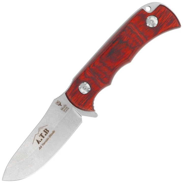Cutit Muela ATB-9R All Terrain Blade Coral PakkaWood, Spalat cu piatra X50CrMoV15