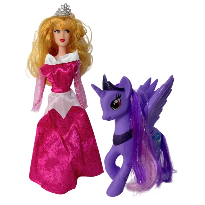 Szófia hercegnő baba egyszarvúval, 29 cm, sokszínű, HAPPY JOKER