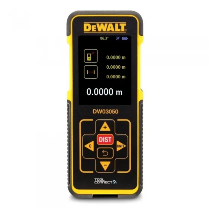 Telemetru cu laser DeWalt, 50 m