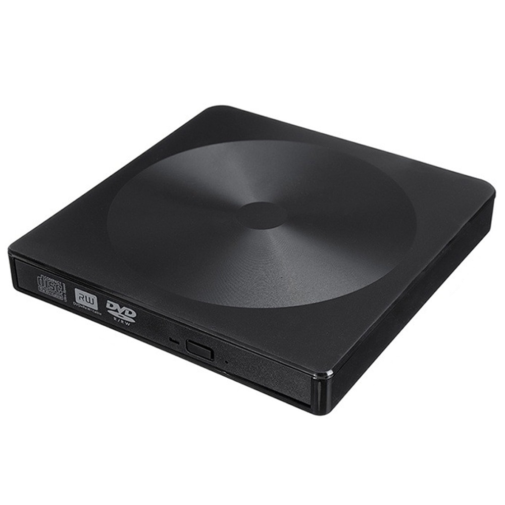 Cititor extern CD/DVD, BGHYHYHI, USB C 3.0, negru, 14x14x1.2cm