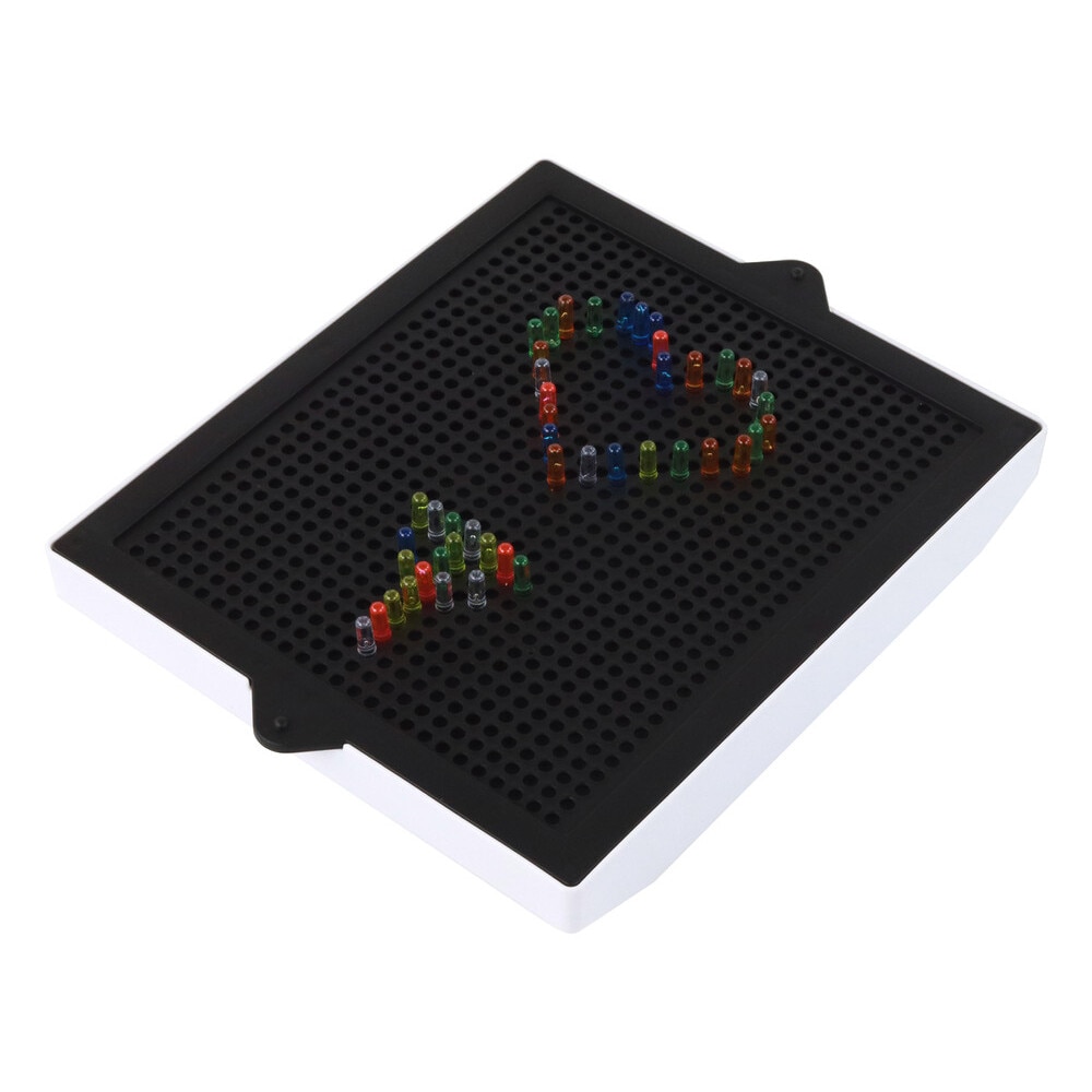 Puzzle 3D, LEAN TOYS, Magic Light Panel, 276 elemente, negru