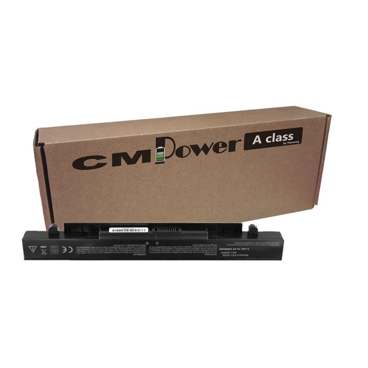 Батерия Клас А за лаптоп CM Power съвместим с Asus X550 A450 F450 K550, A41-X550, A41-X550A A550LA A550LB A550LC A550V