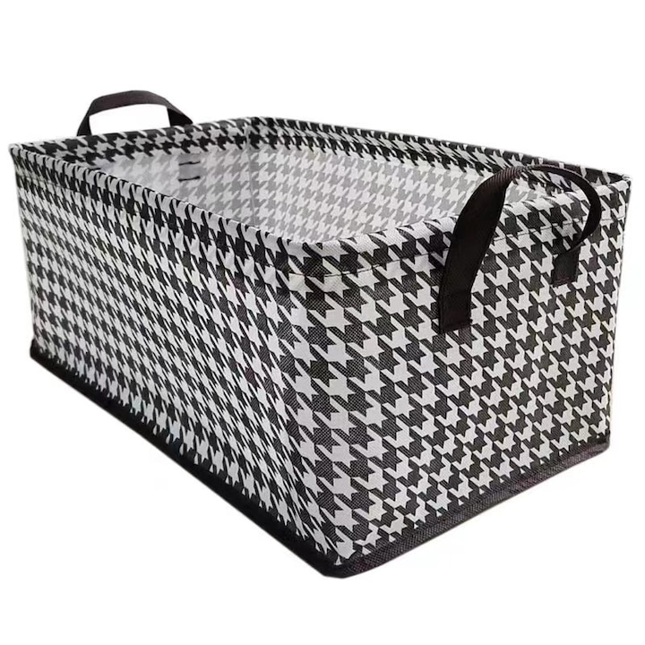 Сгъваема гардеробна кутия за съхранение, 40x20x28CM с дръжка, кошница за съхранение, голяма гардеробна кутия за съхранение, подходяща за дрехи, дънки, играчки, книги