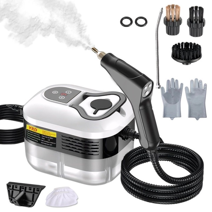 Gőztisztító 1,2L, 2500W, 6 lépcsős, kábel 2,5m