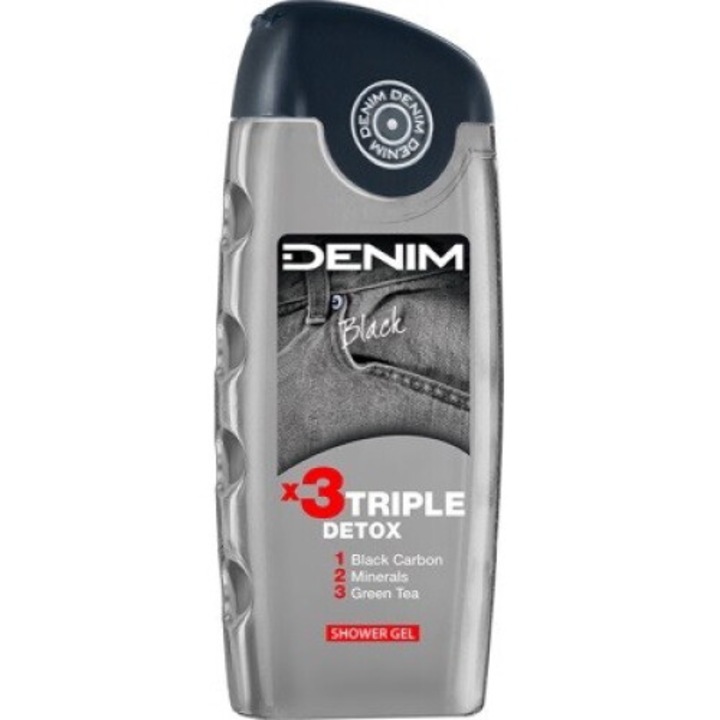 Gel de dus DENIM Black, 250 ml