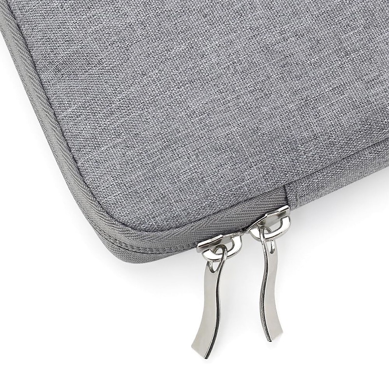 Husa laptop, NAXSIR, Impermeabila, Rezistent la zgarieturi, Rezistenta la socuri, cu fermoar, Portabil, 1 Buzunar extern, 12.5 inch/13 inch, 33 x 24 x 2cm, gri inchis