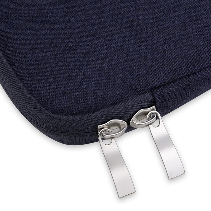 Husa laptop, NAXSIR, Impermeabila, Rezistent la zgarieturi, Rezistenta la socuri, cu fermoar, Portabil, 1 Buzunar extern, 12.5 inch/13 inch, 33 x 24 x 2cm, Albastru
