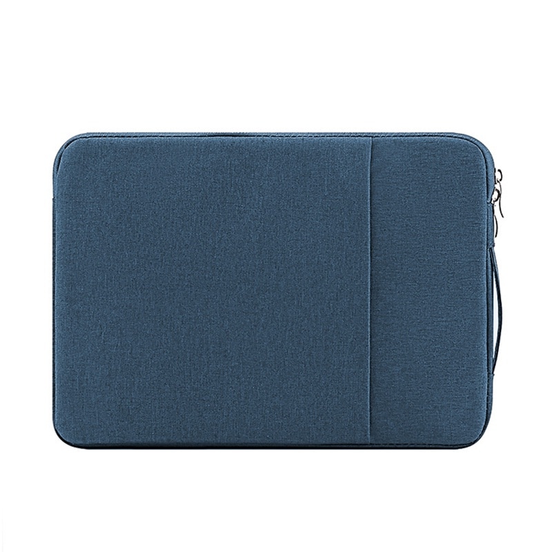 Husa laptop, NAXSIR, Impermeabila, Rezistent la zgarieturi, Rezistenta la socuri, cu fermoar, Portabil, 1 Buzunar extern, 12.5 inch/13 inch, 33 x 24 x 2cm, Albastru