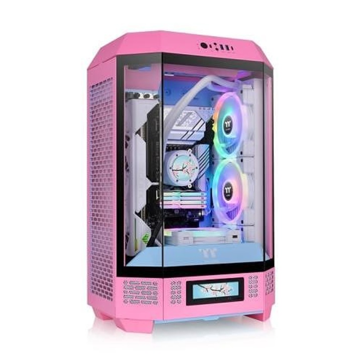 Thermaltake számítógépház, Tower 300, Micro Tower, rózsaszín