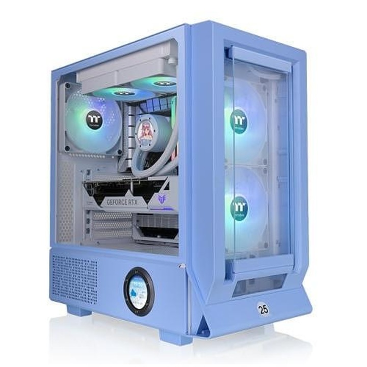 Thermaltake számítógépház, Ceres 350, középső torony, kék