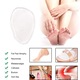 Set 14 branturi cu pernite de calcai, Axroad Mall, Adeziv puternic, Usor de utilizat, Pentru pantofi cu toc inalt, pantofi din piele, flats, pompe, cizme, Din silicon, Marime universala, Transparent