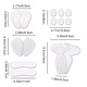 Set 14 branturi cu pernite de calcai, Axroad Mall, Adeziv puternic, Usor de utilizat, Pentru pantofi cu toc inalt, pantofi din piele, flats, pompe, cizme, Din silicon, Marime universala, Transparent