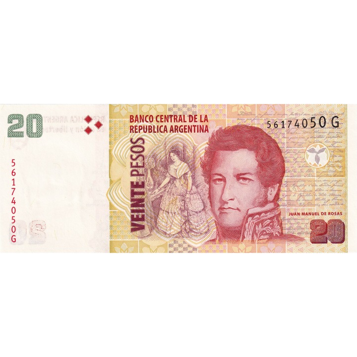 Bancnota 20 pesos Republica Federala Argentina