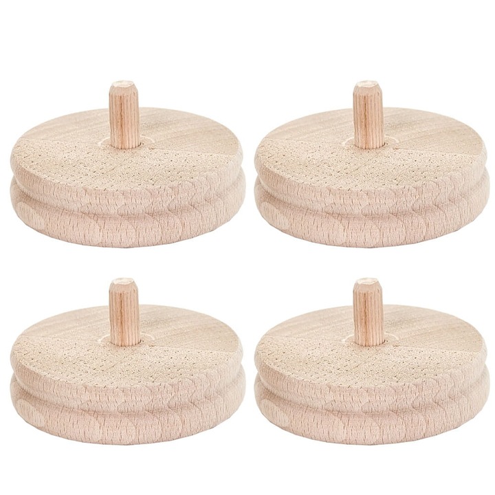 Picior mobilier din lemn, lemn H-20mm TOE-25B 4 bucati