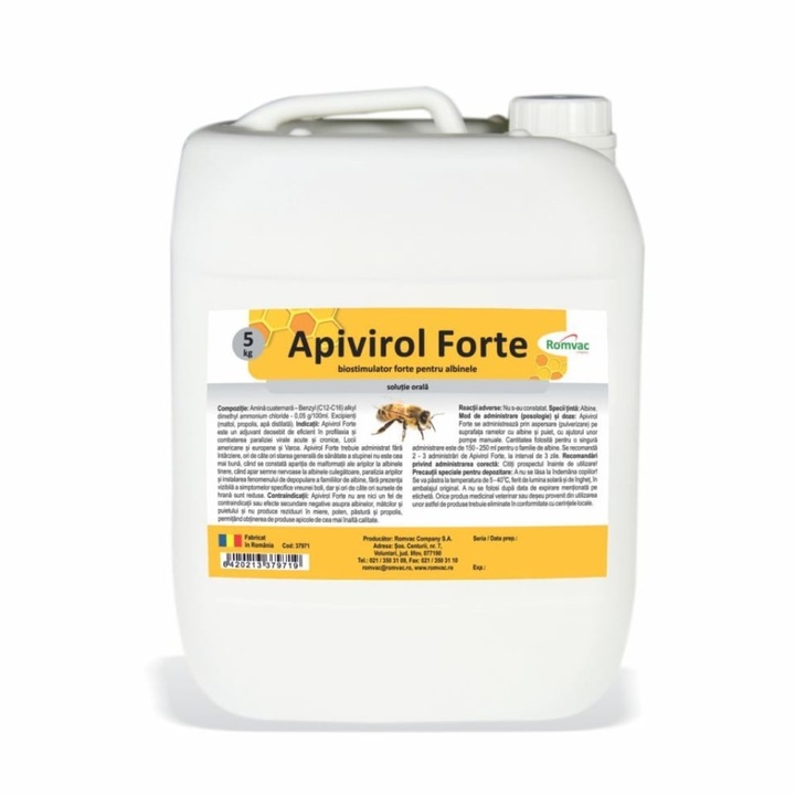 Biostimulátor méheknek - Apivirol Forte 5L