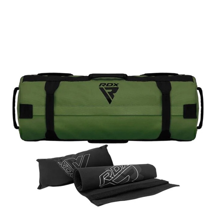 Фитнес чанта Rdx, за пясък 5-11 кг, Зелена, 5-25LB