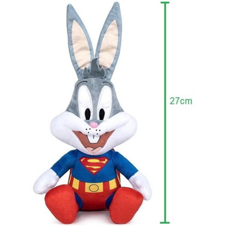 Figurina, Looney Tunes Bugs Bunny ca Superman, 27cm