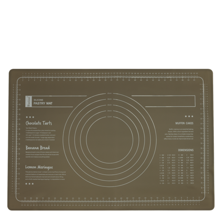 Подложка за месене и точене Bakery, Силиконова, 65х45cm, бежов