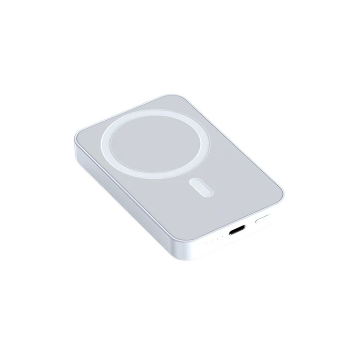 Външна батерия, 20W, бързо зареждане, бяла, 10000mAh
