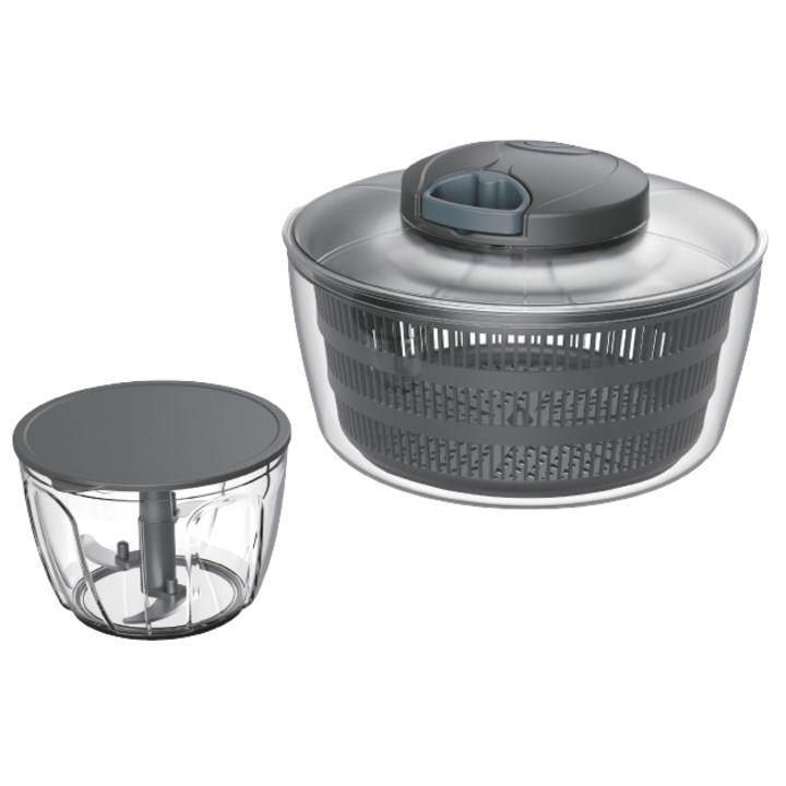 Комплект чопър и центрофуга за салата Brio Easy Cosy, Ø24.5х15.5см-4л0мл