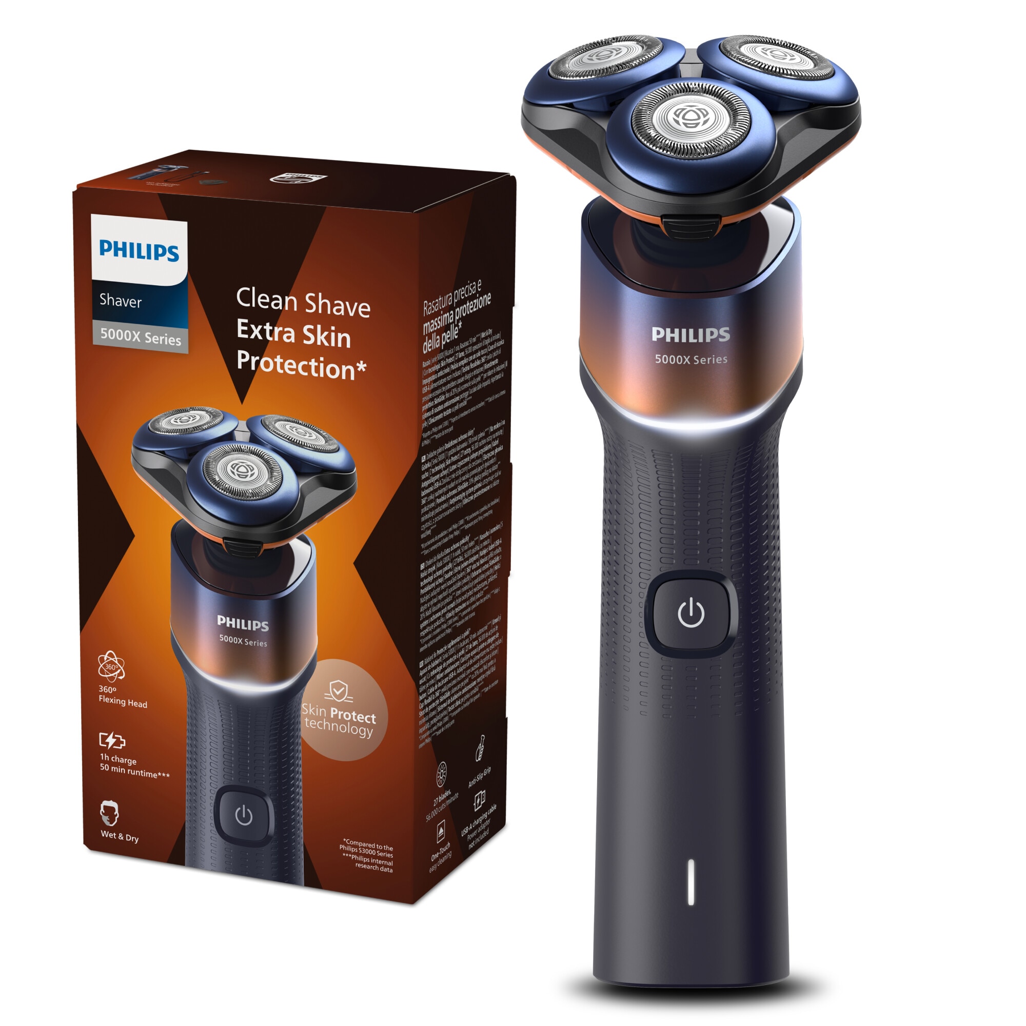 脱毛・除毛 Philips Shaver S9000 Prestige SP9861 Shaver S9000 Prestige Aparat recondiţionat, bărbierit umed şi