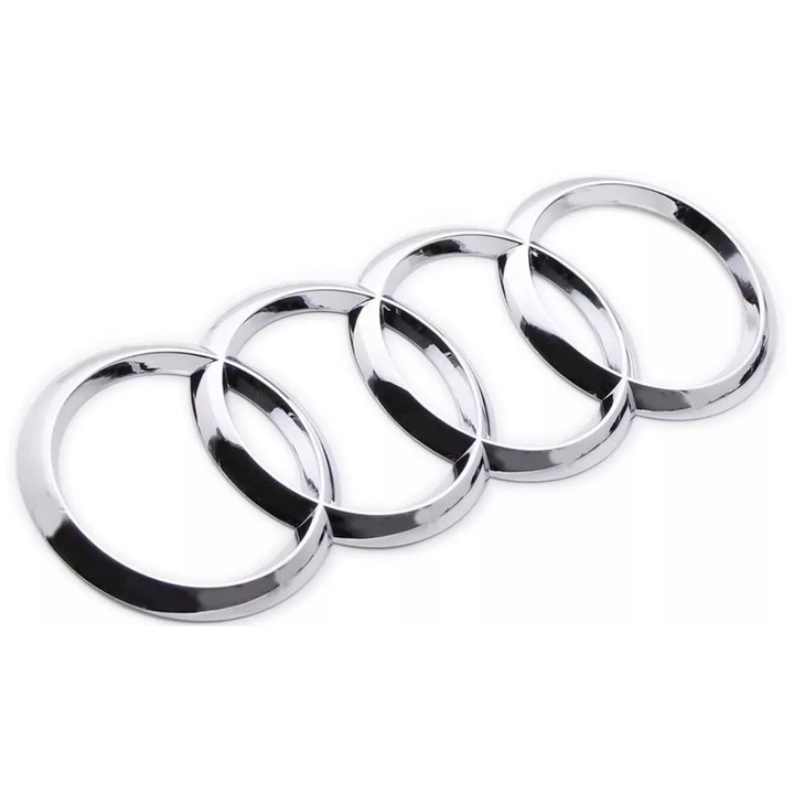 PBauto Embléma csomagtartóhoz Audi A4 A7 TT R8, 178mm, króm