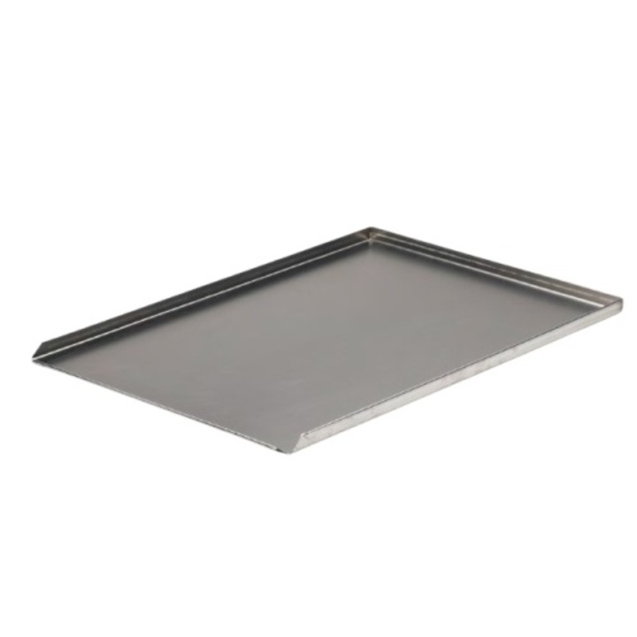 Tava Patiserie Soing, Dreptunghiulara, Aluminiu 1,5 mm, 80 x 60 cm, 3 laturi 90°