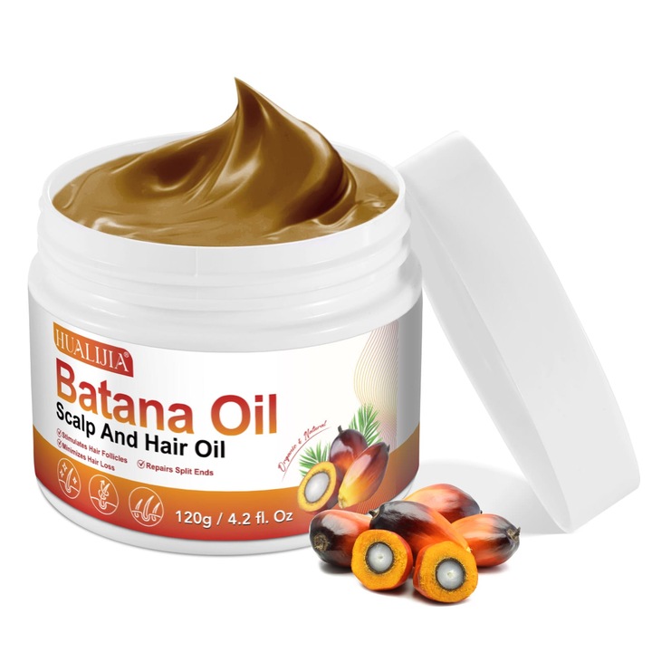 Batana Ulei HUALIJIA premium 100% Natural pentru Cresterea Parului, Tratarea scalpului