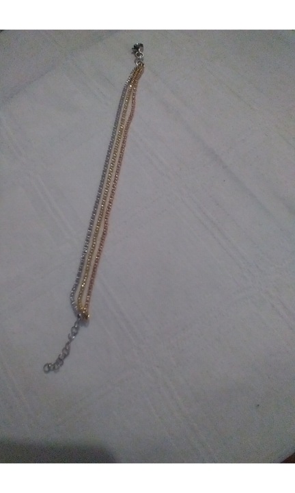 Bratara argint 925, suflat cu aur galben