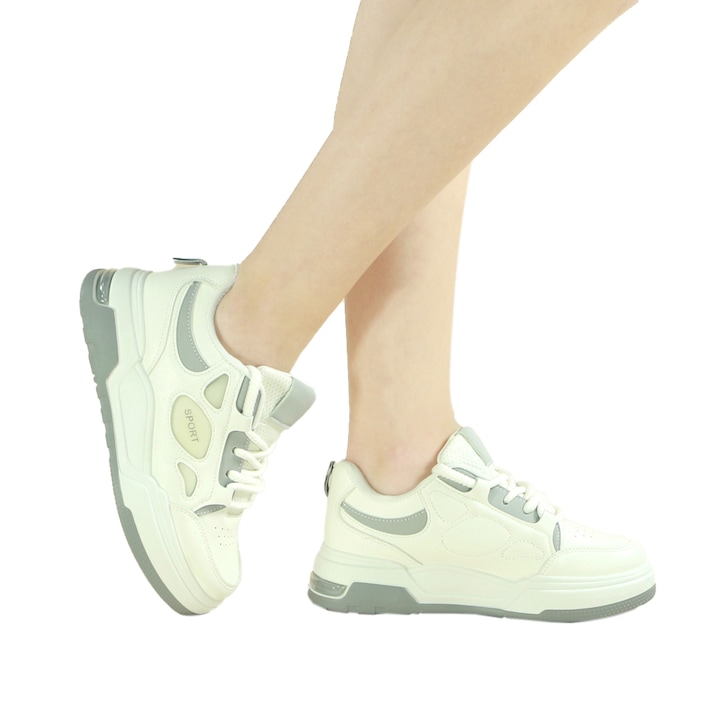 Pantofi sport 30230alb 110723, Alb