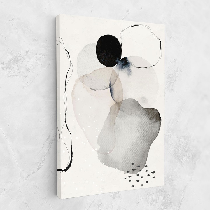 Tablou Canvas, 40x60 cm, Dormitor si Living, Abstracte, Minimaliste, Water Color Art