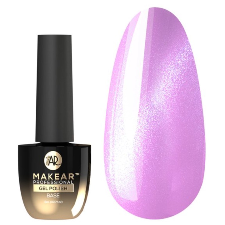 Baza colorata Makear Cat Eye Rubber Base, 8 ml, Sweetie