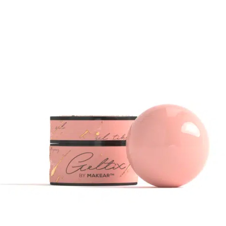 Makear Geltix Perfect Blush Köröm építőzselé, 15 ml, rózsaszín