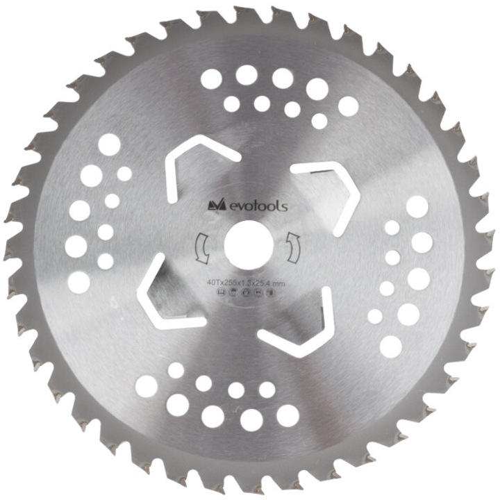 Disc Vidia pentru Motocoasa cu 4 Aripioare 255/25.4 mm 1.3 mm 40