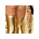 Set sexy bielizna, STIMEX, sutien si chiloti, culoare aurie, marime S/M