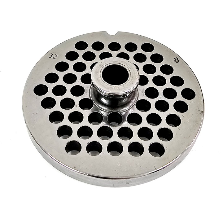 Sita inox AISI 420, TC32 nr. 32, gauri de 8 mm, pentru masina de tocat carne, 4754 A Reber RBR322304