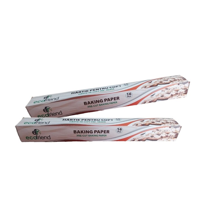 Sütőpapír, elővágott, Ecofriend, 16 lap x 2 db