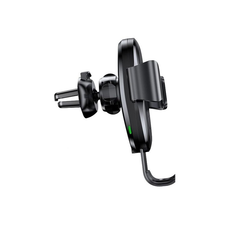 EMazing vezeték nélküli járműtöltő (indukciós) állvánnyal, Fast Charge technológia, WUW W2 modell fekete színben