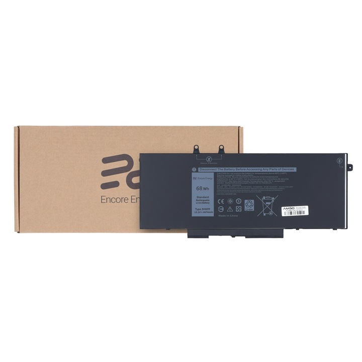 Baterie laptop, 68Wh, 15.2V, 4474mAh, pentru Dell Latitude 5501 5401 Precision 3541