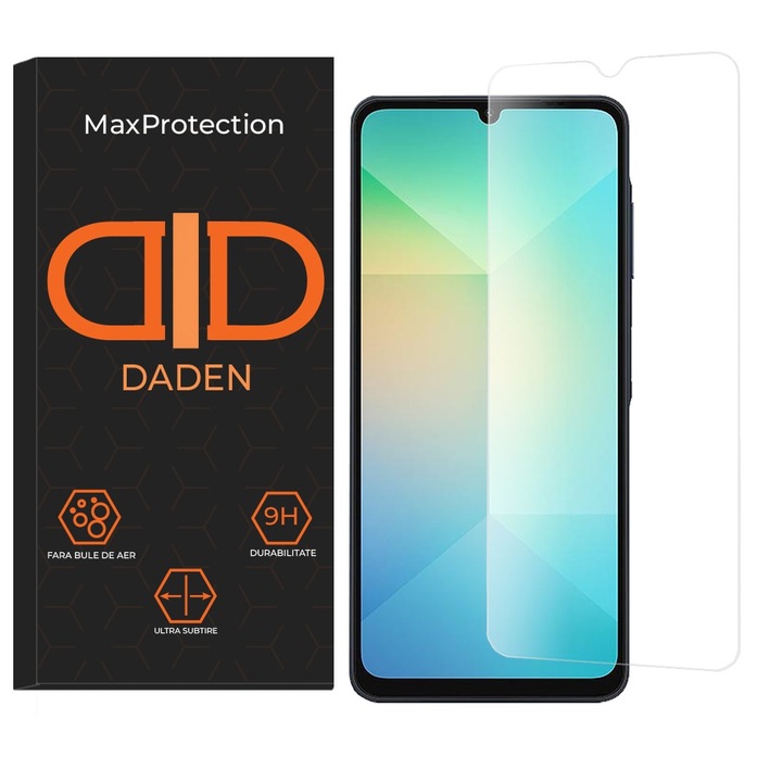 Folie Sticla pentru Samsung Galaxy A06, Sticla temperata 9H, 2.5D, Classic Glass, 0.33 mm, Transparent
