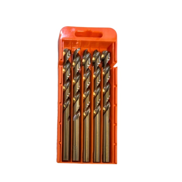 Set 5 burghie pentru metal cu cobalt 10mm