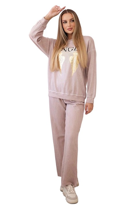 Trening dama Angel, Wloski, bumbac, roz, universal