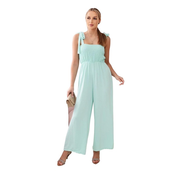 Női overall Wloski, Poliészter, Pántos, Zöld, egy méret, INTL