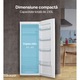 Frigider - Racitor cu o usa STARCREST SFL-230WHE, 230 l, Clasa E, Termostat reglabil, Rafturi ajustabile, H 142 cm, Alb