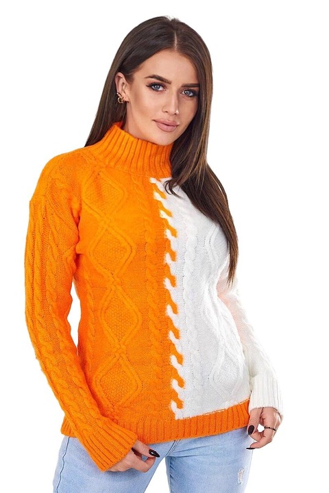 Női pulóver, akril/gyapjú, 48x60cm, univerzális méret ML-XL